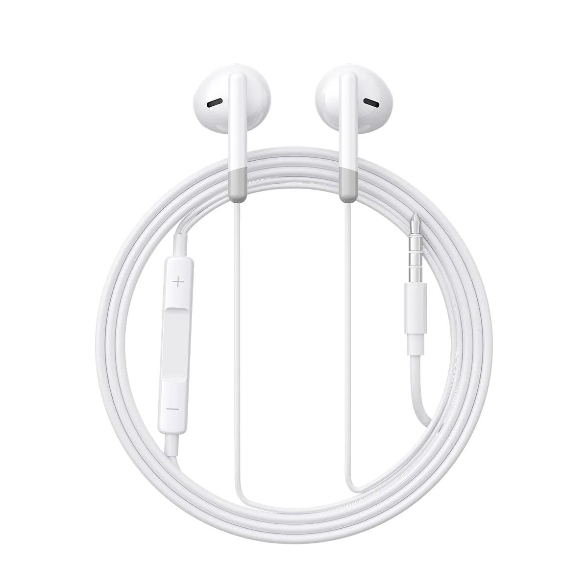 Half In Ear Tips Joyroom Wired Half In Ear Earphones Crisp Sound & Comfort