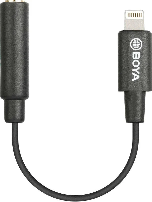 BOYA BY-K3 Lightning Audio Adapter – iPhone Mic Connection BOYA BY-K3 Lightning Audio Adapter – iPhone Mic Connection