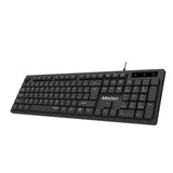 Meetion USB Standard Wired Keyboard - Black