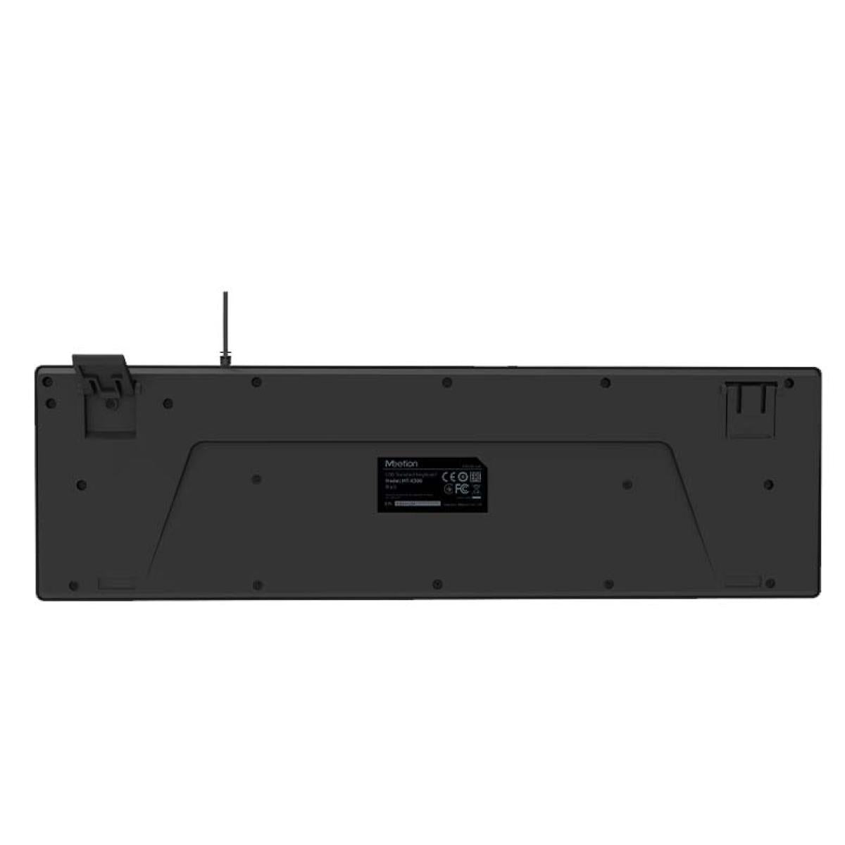 Meetion USB Standard Wired Keyboard - Black