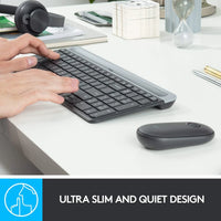 Logitech MK470 Slim Combo – Silent Wireless Keyboard & Mouse