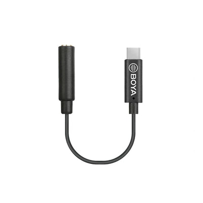 محول BOYA BY-K9 من 3.5mm TRRS إلى USB-C للأجهزة الذكية
