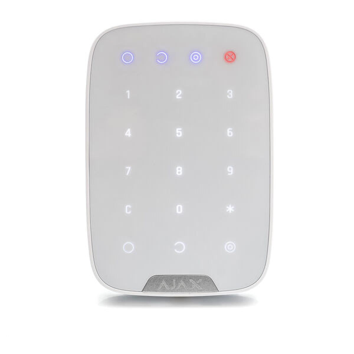 AJAX KEYPAD Wireless Touch Keyboard White