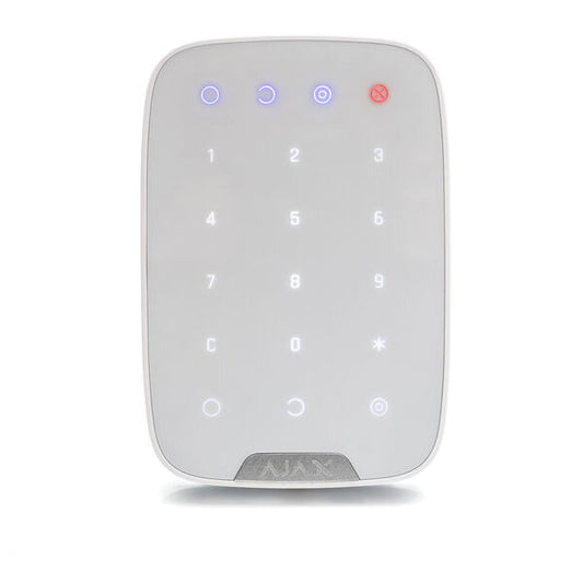 من اجاكس KEYPAD لوحة مفاتيح لاسلكية تعمل باللمس باللون الأبيض