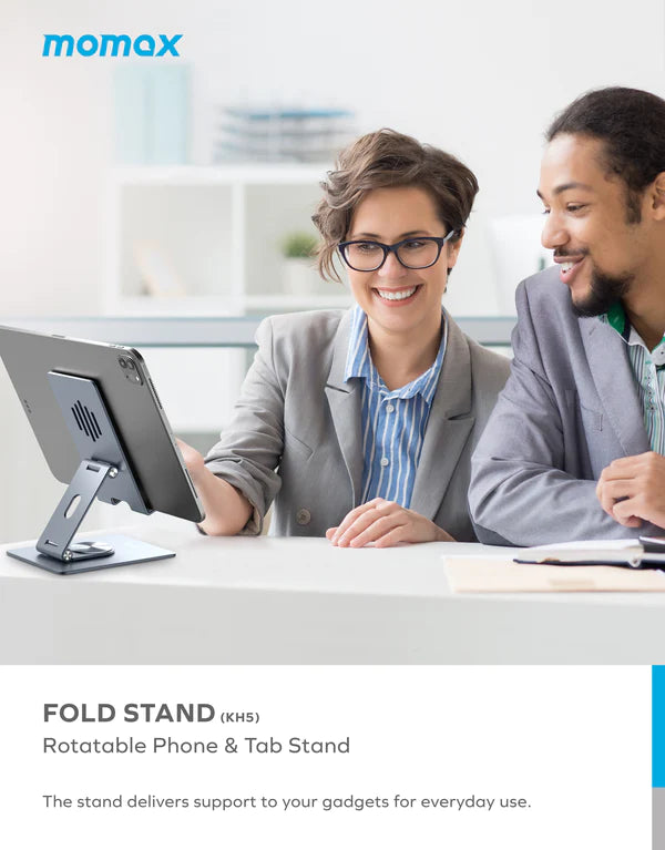 Momax Fold Stand Rotating Phone/Tablet Multi-purpose Stand Momax Fold Stand Rotating Phone/Tablet Multi-purpose Stand