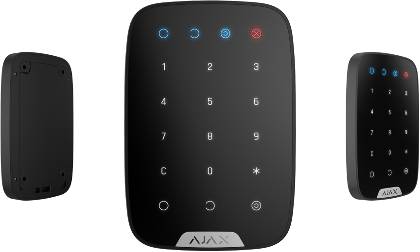 AJAX KEYPAD Wireless Touch Keyboard Black