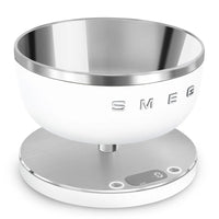 Smeg KSC01 Digital Kitchen Scale – White Matt
