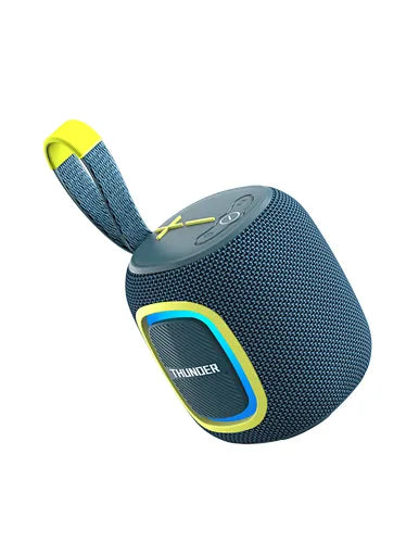 WiWU Thounder Speaker Wireless Bluetooth Stereo sound Portable mobile Speaker - Blue