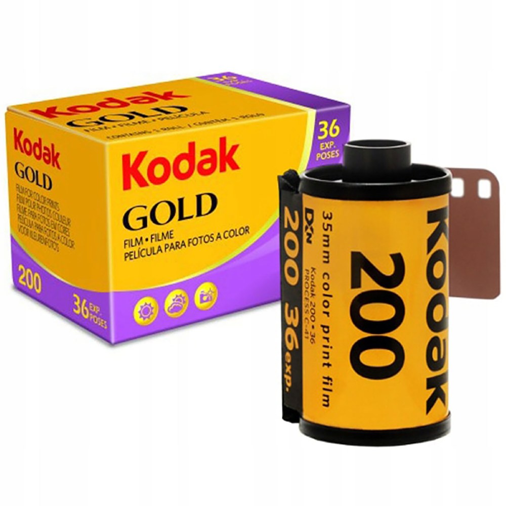 Kodak Gold 36 Exposure Film – High Sharpness & Versatile Kodak Gold 36 Exposure Film – High Sharpness & Versatile