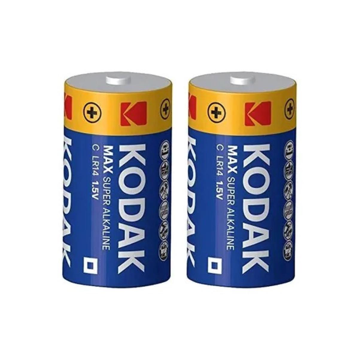 Kodak C Battery Max Super Alkaline Pack Of 2