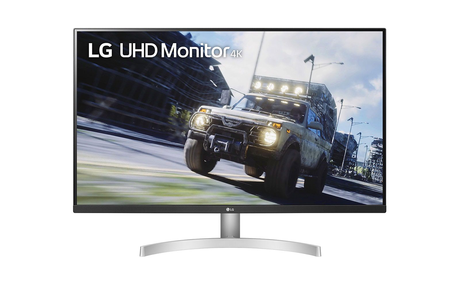 شاشة LG مقاس 32 بوصة بدقة 4K UHD - تدعم HDR10 و AMD FreeSync و MAXXAUDIO ووضع الألعاب