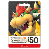 بطاقة هدايا نينتندو eShop بقيمة 50 دولارًا