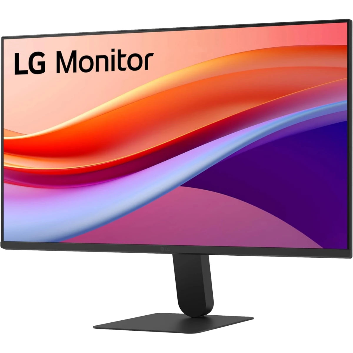 شاشة LG 24U411A-B مقاس 24 بوصة بدقة FHD IPS ومعدل تحديث 120 هرتز وتقنية HDR10 مع حامل نحيف