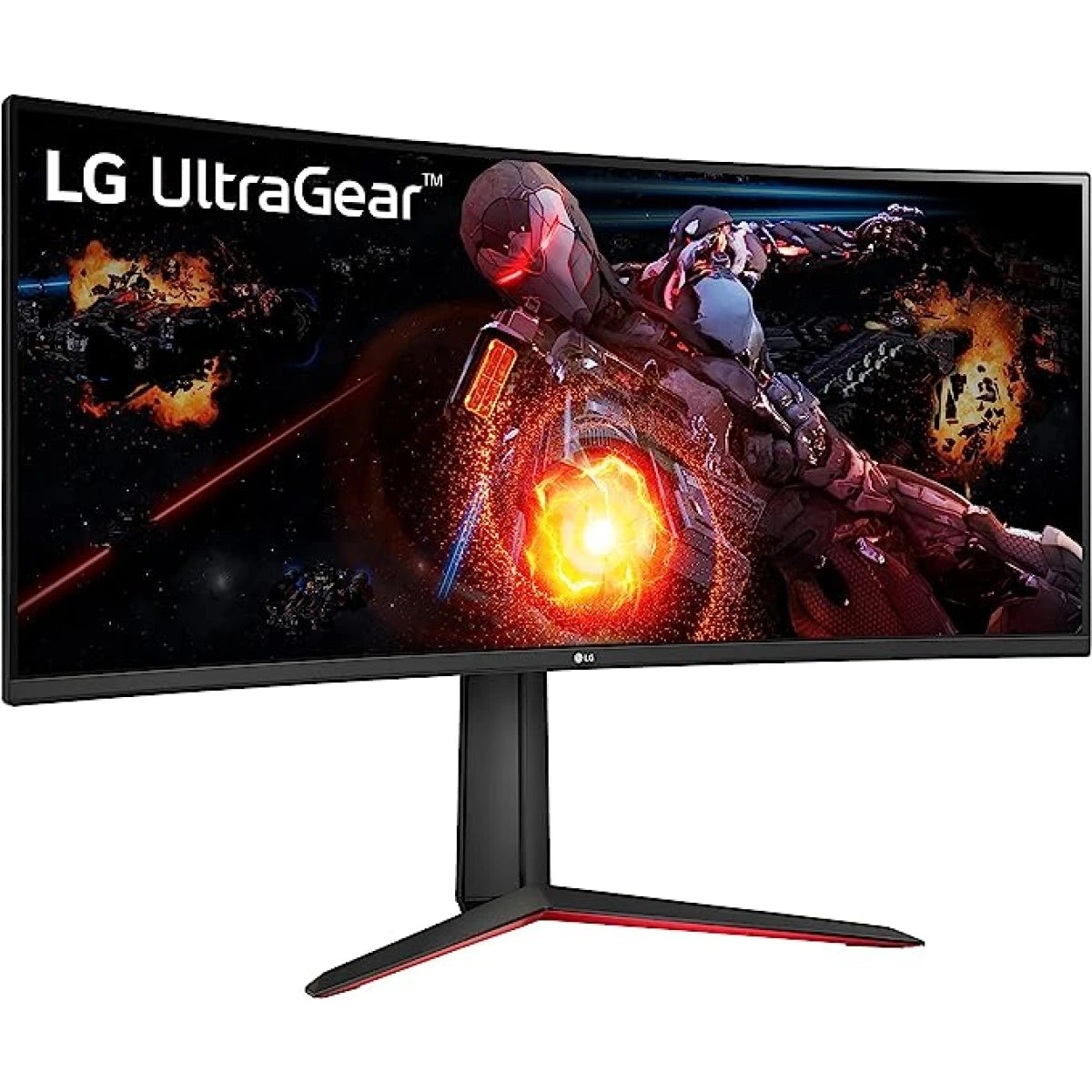 شاشة LG 34GP63A-B المنحنية UltraGear™ QHD بمعدل تحديث 160 هرتز للألعاب