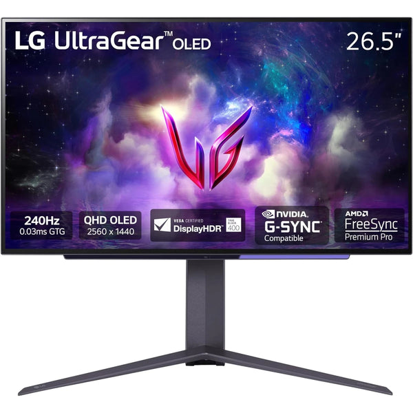 LG　27GS95QE-B WQHD OLED 240Hz LG 27GS95QE-B 27 Inch QHD (2560 x 1440) Ultragear OLED