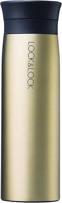 LOCKNLOCK Line Stainless Steel Vacuum Insulated Thermal Travel Mug LHC4119