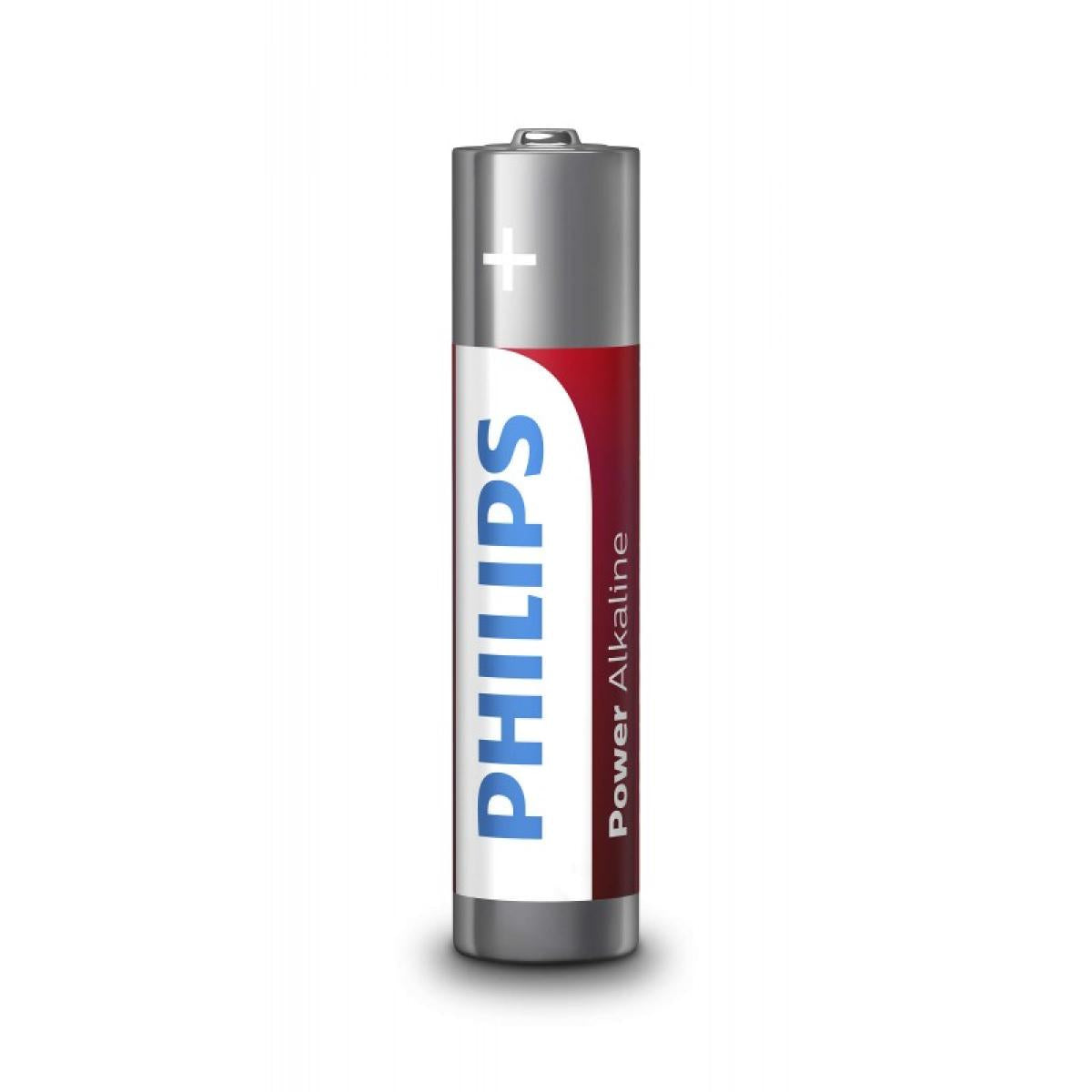 Philips LR03P2B/97 AAA 1.5V Long Lasting Power Alkaline Battery Pack of 2