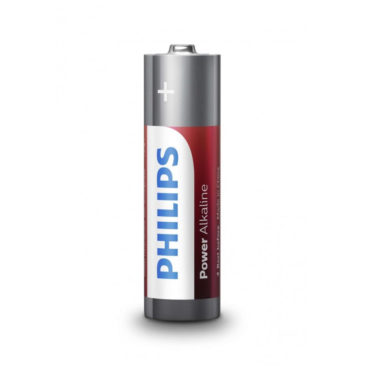 Philips AA 1.5V Long Lasting Power Alkaline Battery Pack of 2