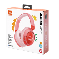 JBL Junior 470NC Wireless Kids Headphones - Noise Cancelling with Safe Sound <85dB