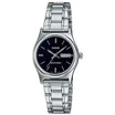 Casio LTP-V006D-1B2 Women's Standard Stainless Steel Black Dial Date Watch