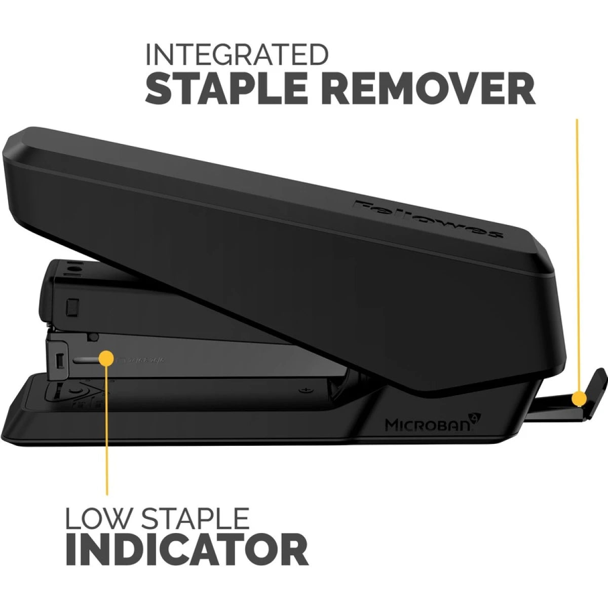 Fellowes Easy Press Full Strip Stapler / 25-Sheet Capacity