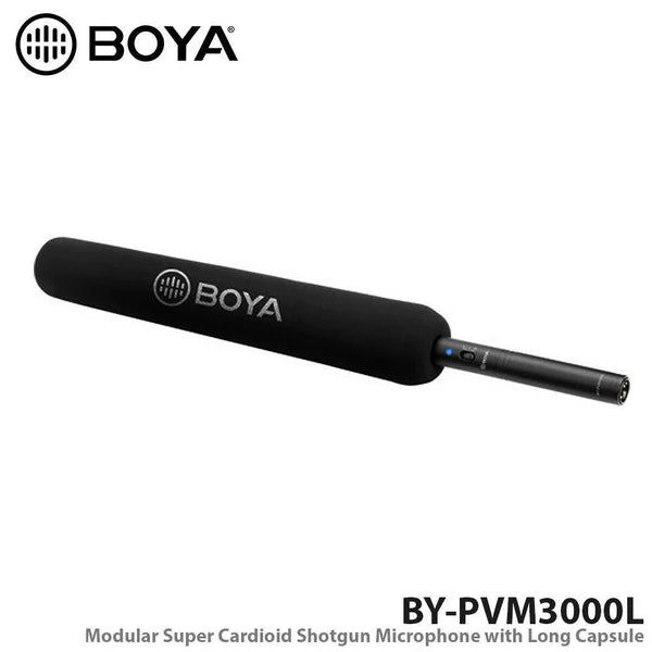 BOYA BY-PVM3000L Long Shotgun Mic for Pro Audio BOYA BY-PVM3000L Long Shotgun Mic for Pro Audio