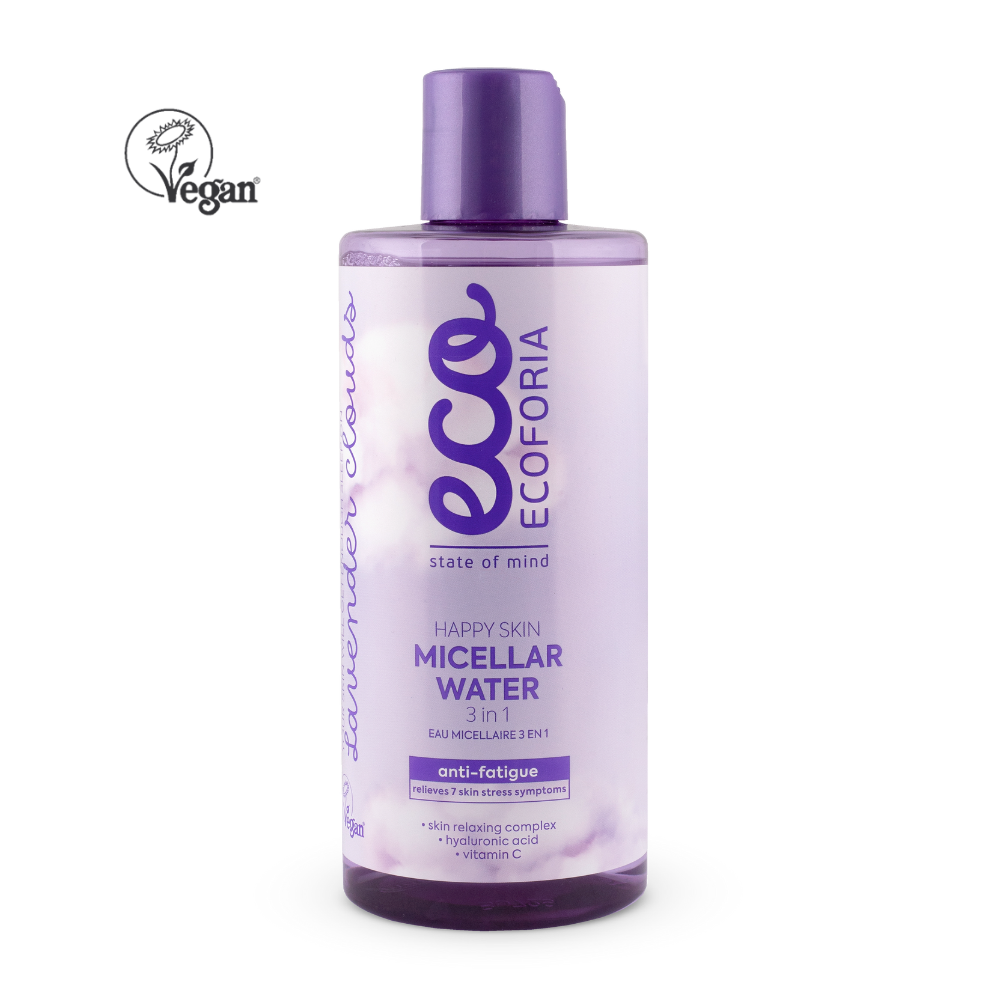 Ecoforia ماء ميسيلار 3 في 1 بالخزامى – 300 مل لتنظيف وترطيب البشرة Ecoforia ماء ميسيلار 3 في 1 بالخزامى – 300 مل لتنظيف وترطيب البشرة