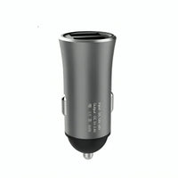 Lenyes CA856 شاحن سيارة سريع مزدوج بمنفذي USB – أسود
