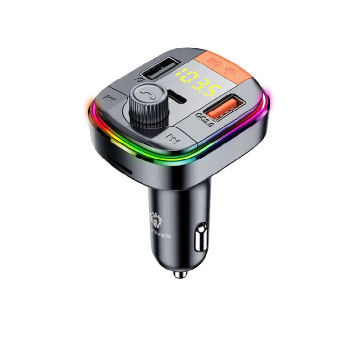 Lenyes CA883 Car Bluetooth FM Transmitter – Black Lenyes CA883 Car Bluetooth FM Transmitter – Black