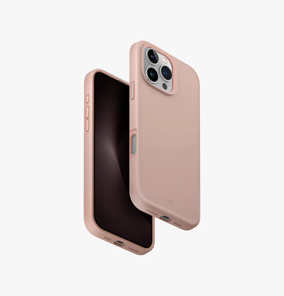 غطاء iPhone 16 Pro UNIQ HYBRID MagClick LINO HUE – Blush