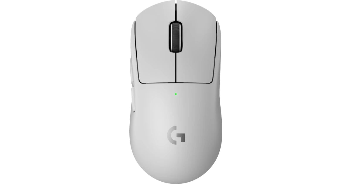 Logitech G PRO X SUPERLIGHT 2 LIGHTSPEED Wireless Gaming Mouse, Lightweight, LIGHTFORCE Hybrid- White – 910-006639