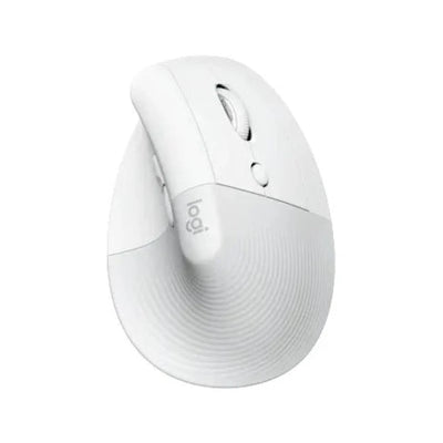 Logitech Lift Vertical Ergonomic Mouse Wireless, Bluetooth - Off White – 910-006475