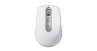 Logitech MX Anywhere 3S Compact Wireless Mouse – Pale Grey, 8K DPI, Fast Scrolling, Bluetooth & USB-C – 910-006930