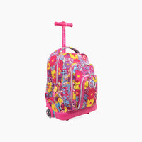 J World Lollipop Kids Rolling Backpack with Lunch Bag (16 Inch)