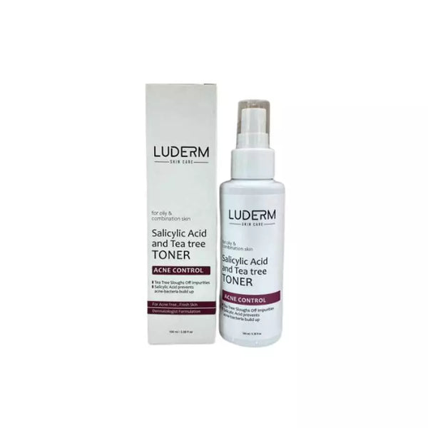 Luderm Acne Toner 100ml – Salicylic Acid Tea Tree Formula