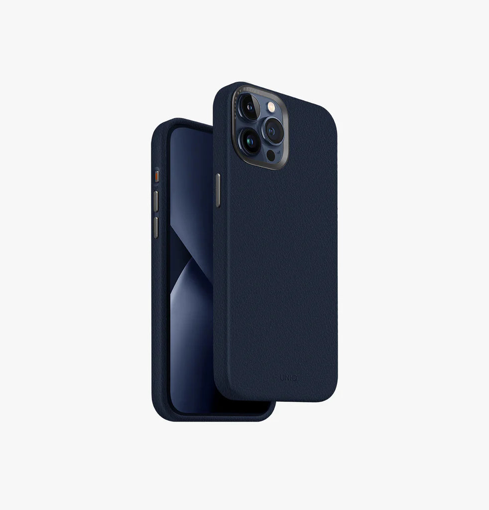 غطاء iPhone 15 Pro Max UNIQ LYDEN MagClick – Navy Blue