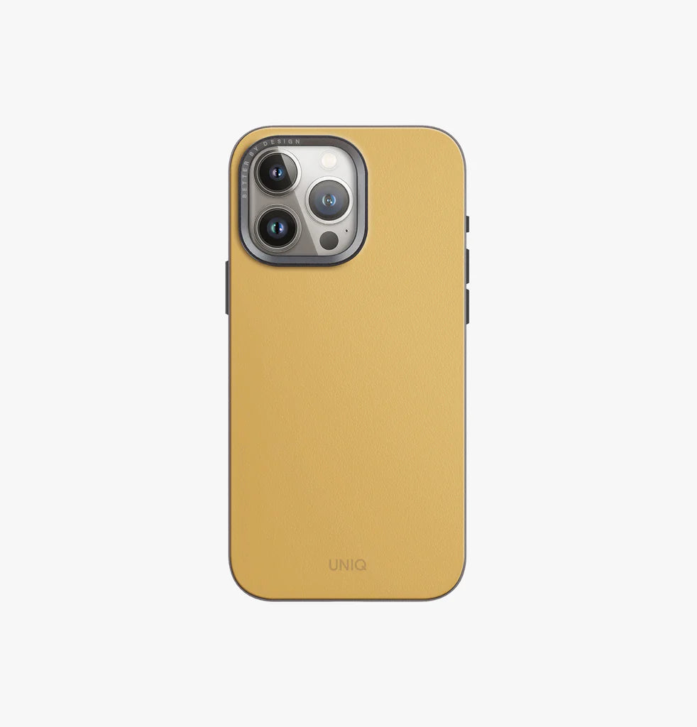 UNIQ HYBRID IPHONE 15 PRO MAX MAGCLICK CHARGING LYDEN DS - CANARY UNIQ HYBRID IPHONE 15 PRO MAX MAGCLICK CHARGING LYDEN DS - CANARY