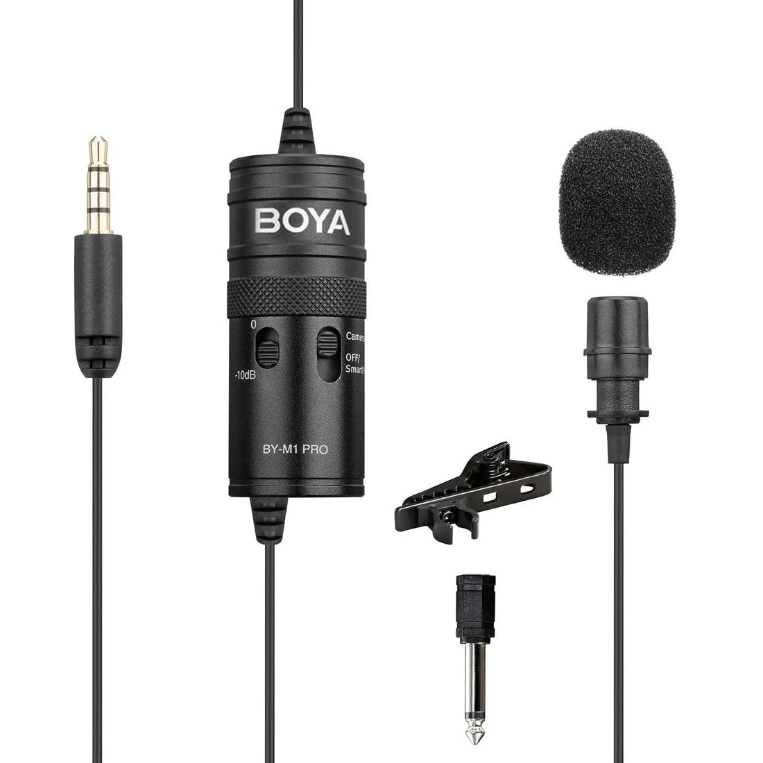 BOYA BY-M1 Pro Universal Lavalier Microphone BOYA BY-M1 Pro Universal Lavalier Microphone