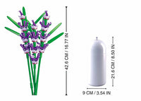 Sluban Pleyerid Flowers Lavender Building Set - 258 Pieces