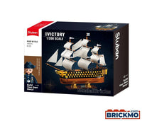 Sluban ModelBricks- 1/200 HMS Victory Sailing Battleship 1056PCS Building Set | M38-B1552