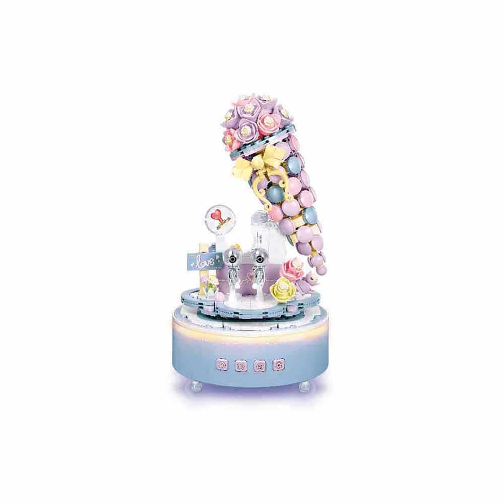 Sluban Pleyerid Music Box Love Declaration Ice Cream - 541 Piece Building Set