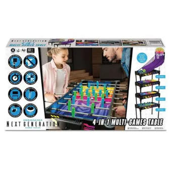 36-inch (92cm) Neon Arcade 4-in-1 Games Table