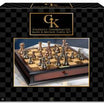 KASPAROV Grandmaster Silver & Bronze Chess Set