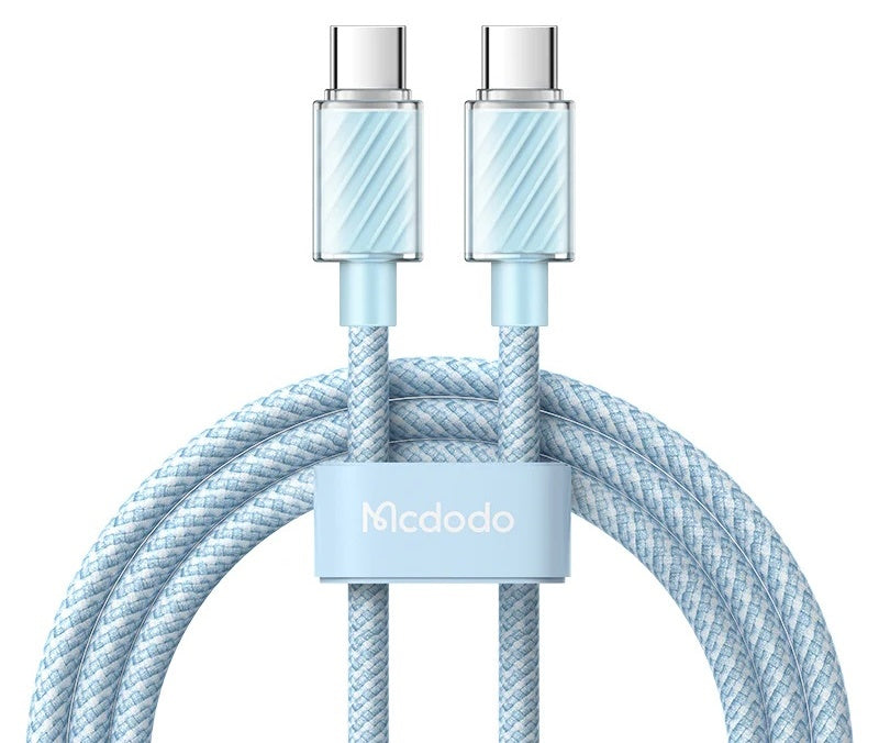 MCDODO 100W Type C to Type C Cable 1.2M Fast Charging - Blue