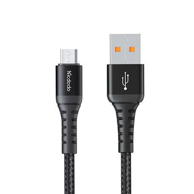 MCDODO 1M Micro USB Data Cable  Fast Charging & Sync - Black