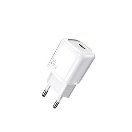 MCDODO 20W PD Fast Charger Black EU Lightweight Mini Charger  - White