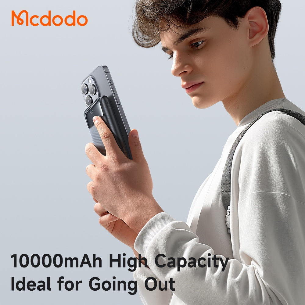 MCDODO 22.5W 33W Power Bank 10000mAh with Digital Display 