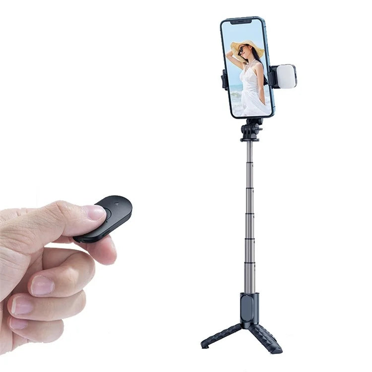 MCDODO Selfie Stick Tripod with Bluetooth Remote - Black MCDODO Selfie Stick Tripod with Bluetooth Remote - Black