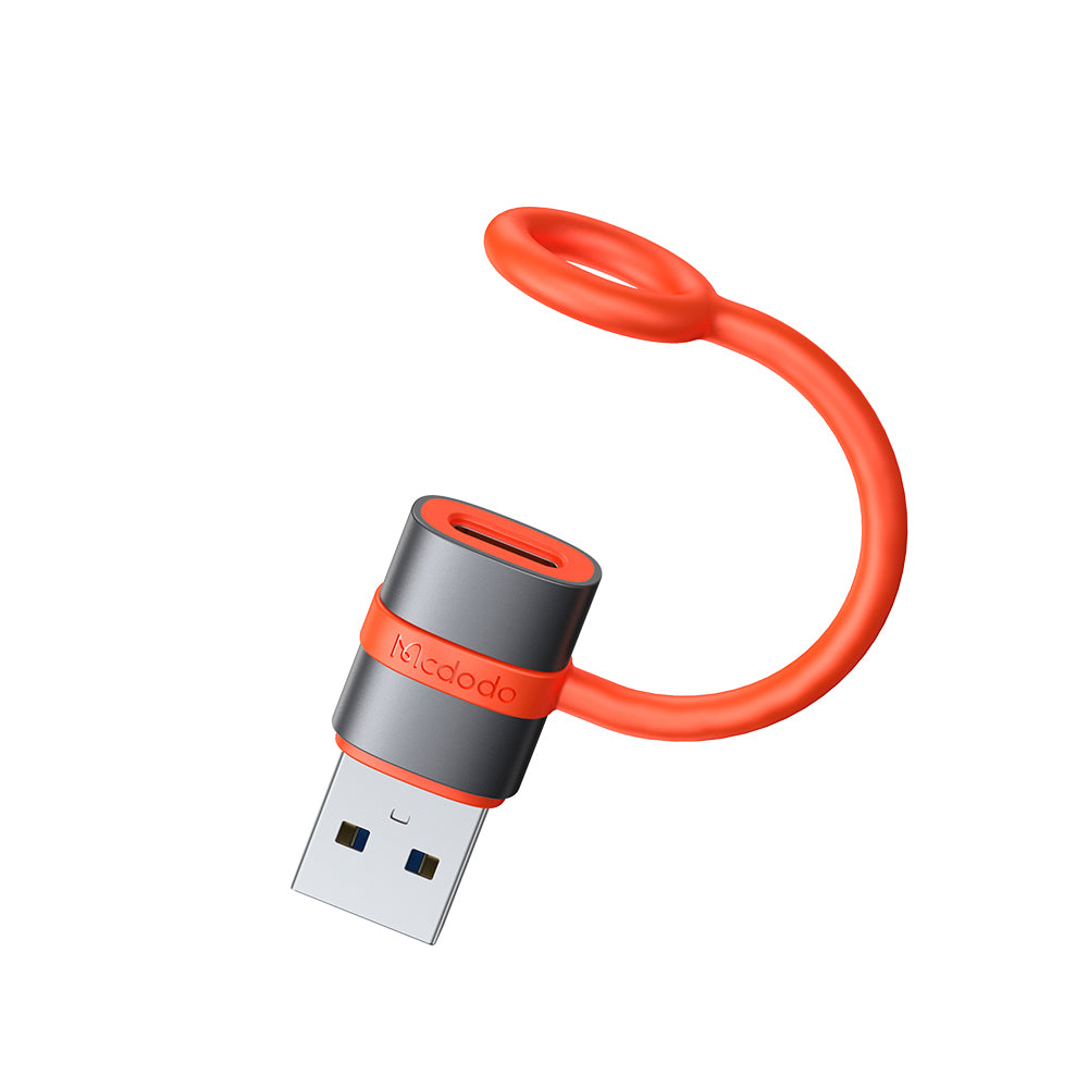 MCDODO USB C to USB A Adapter with Silicone Hook Fast USB 3.0 Transfer