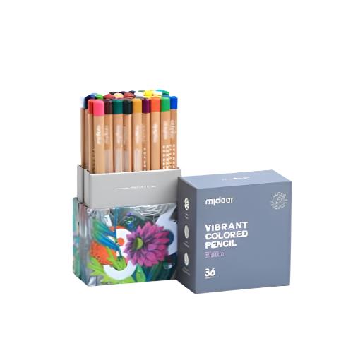 Mideer Vibrant Colored Pencils 36 Colors – Safe for Kids